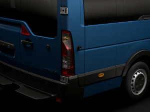 renault master l4h3 minibus 2020 3D Model