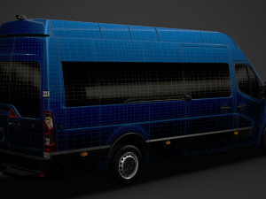 renault master l4h3 minibus 2020 Modèle 3D