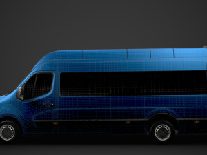 renault master l4h3 minibus 2020 Modèle 3D