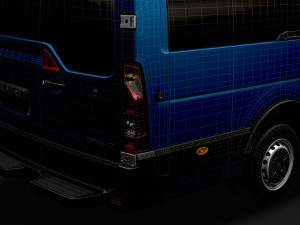 renault master l4h3 minibus 2020 Modèle 3D