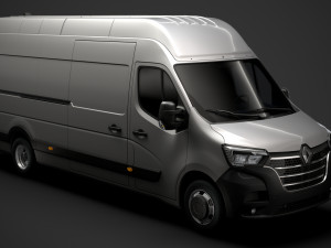 renault master l4h3 van 2020 3Dモデル