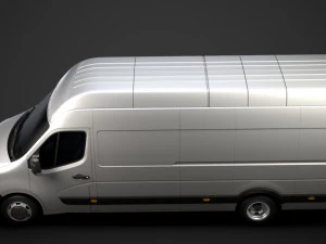 renault master l4h3 van 2020 3D Model