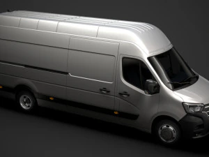 renault master l4h3 van 2020 3D Model