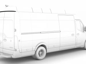 renault master l4h3 van 2020 3D Model