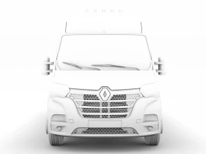 renault master l4h3 van 2020 3D Model