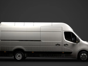 renault master l4h3 van 2020 3D Model