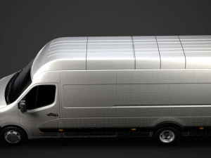 renault master l4h3 van 2020 3D Model