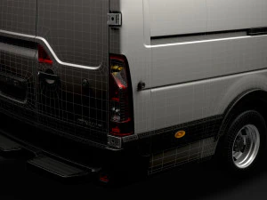 renault master l4h3 van 2020 3D Model