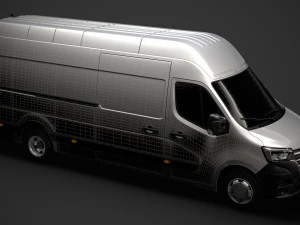 renault master l4h3 van 2020 3D Model
