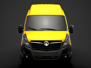 vauxhall movano l4h3 minibus 2020 Modello 3D
