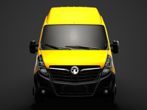 vauxhall movano l4h3 minibus 2020 Modello 3D