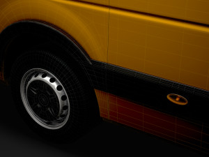 vauxhall movano l4h3 minibus 2020 Modello 3D