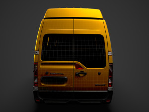 vauxhall movano l4h3 minibus 2020 Modello 3D