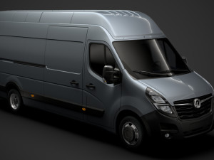 vauxhall movano l4h3 van 2020 3D Model