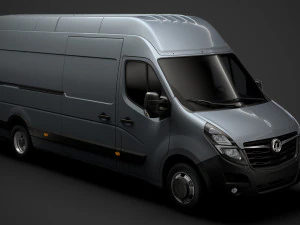 Opel Movano L4H3 Transporter 2020 3D Modell