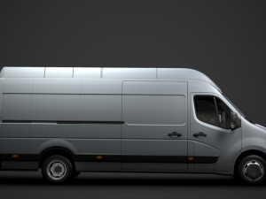 vauxhall movano l4h3 van 2020 Modelo 3D