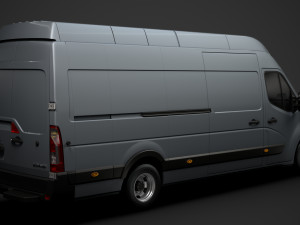 vauxhall movano l4h3 van 2020 Modelo 3D
