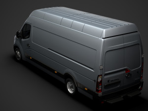 vauxhall movano l4h3 van 2020 Modelo 3D