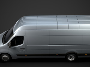 vauxhall movano l4h3 van 2020 Modelo 3D