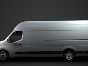 vauxhall movano l4h3 van 2020 Modelo 3D