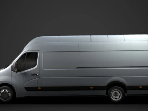 vauxhall movano l4h3 van 2020 3D Model