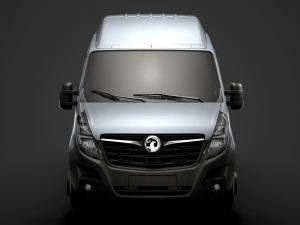vauxhall movano l4h3 van 2020 Modelo 3D