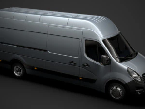 vauxhall movano l4h3 van 2020 3D Model