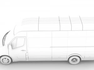 vauxhall movano l4h3 van 2020 3D Model