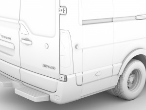 vauxhall movano l4h3 van 2020 Modelo 3D