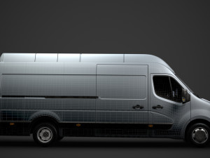 vauxhall movano l4h3 van 2020 Modelo 3D