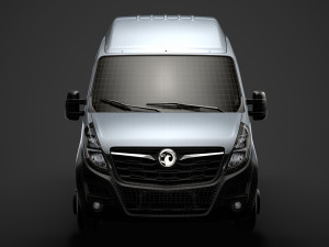 vauxhall movano l4h3 van 2020 Modelo 3D