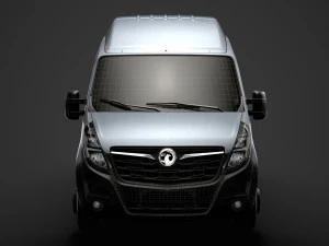 vauxhall movano l4h3 van 2020 3D Model