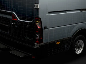 vauxhall movano l4h3 van 2020 3D Model