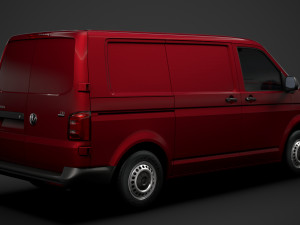 volkswagen transporter van l1h1 t61 2020 Modelo 3D