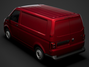 volkswagen transporter van l1h1 t61 2020 Modelo 3D