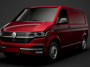 volkswagen transporter van l1h1 t61 2020 Modelo 3D