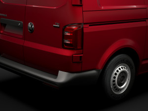 volkswagen transporter van l1h1 t61 2020 Modelo 3D