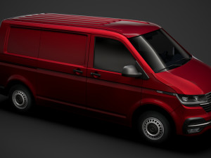 volkswagen transporter van l1h1 t61 2020 Modelo 3D