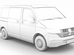 volkswagen transporter van l1h1 t61 2020 Modelo 3D
