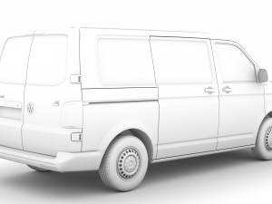 volkswagen transporter van l1h1 t61 2020 Modelo 3D