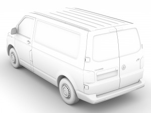 volkswagen transporter van l1h1 t61 2020 Modelo 3D