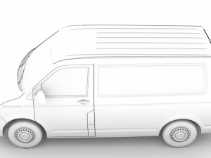 volkswagen transporter van l1h1 t61 2020 Modelo 3D