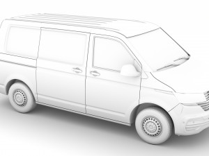 volkswagen transporter van l1h1 t61 2020 Modelo 3D