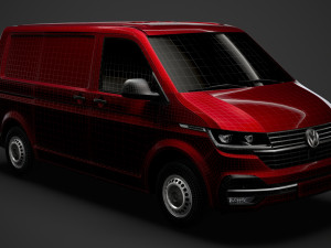 volkswagen transporter van l1h1 t61 2020 Modelo 3D