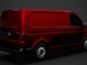 volkswagen transporter van l1h1 t61 2020 Modelo 3D