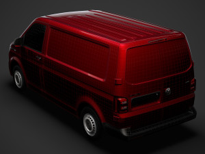volkswagen transporter van l1h1 t61 2020 Modelo 3D