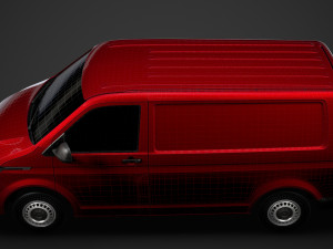volkswagen transporter van l1h1 t61 2020 Modelo 3D