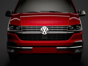volkswagen transporter van l1h1 t61 2020 Modelo 3D