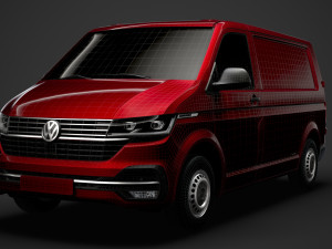 volkswagen transporter van l1h1 t61 2020 Modelo 3D