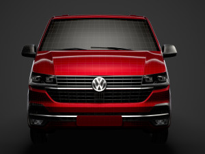 volkswagen transporter van l1h1 t61 2020 Modelo 3D
